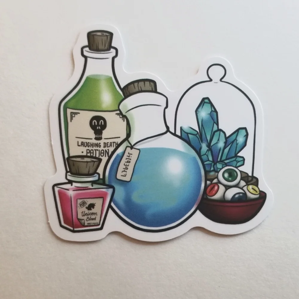 10/$10 Assorted Potions Sticker - Picture 1 of 1